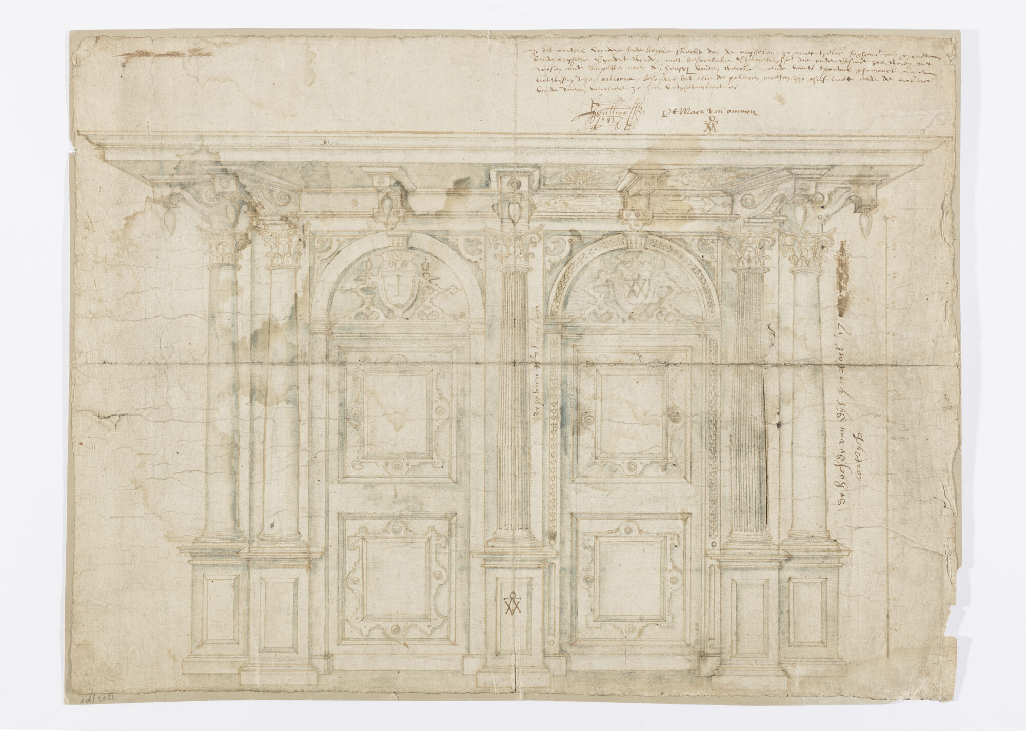 Binnenportaal van de Sint-Maartenskerk, 1593