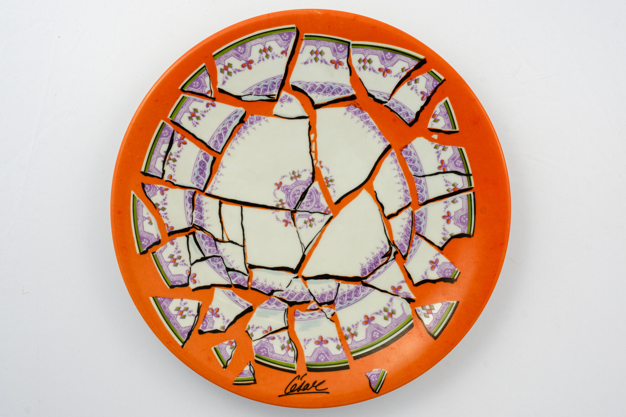 Bord, hard porselein, Parijs (FR), 1973