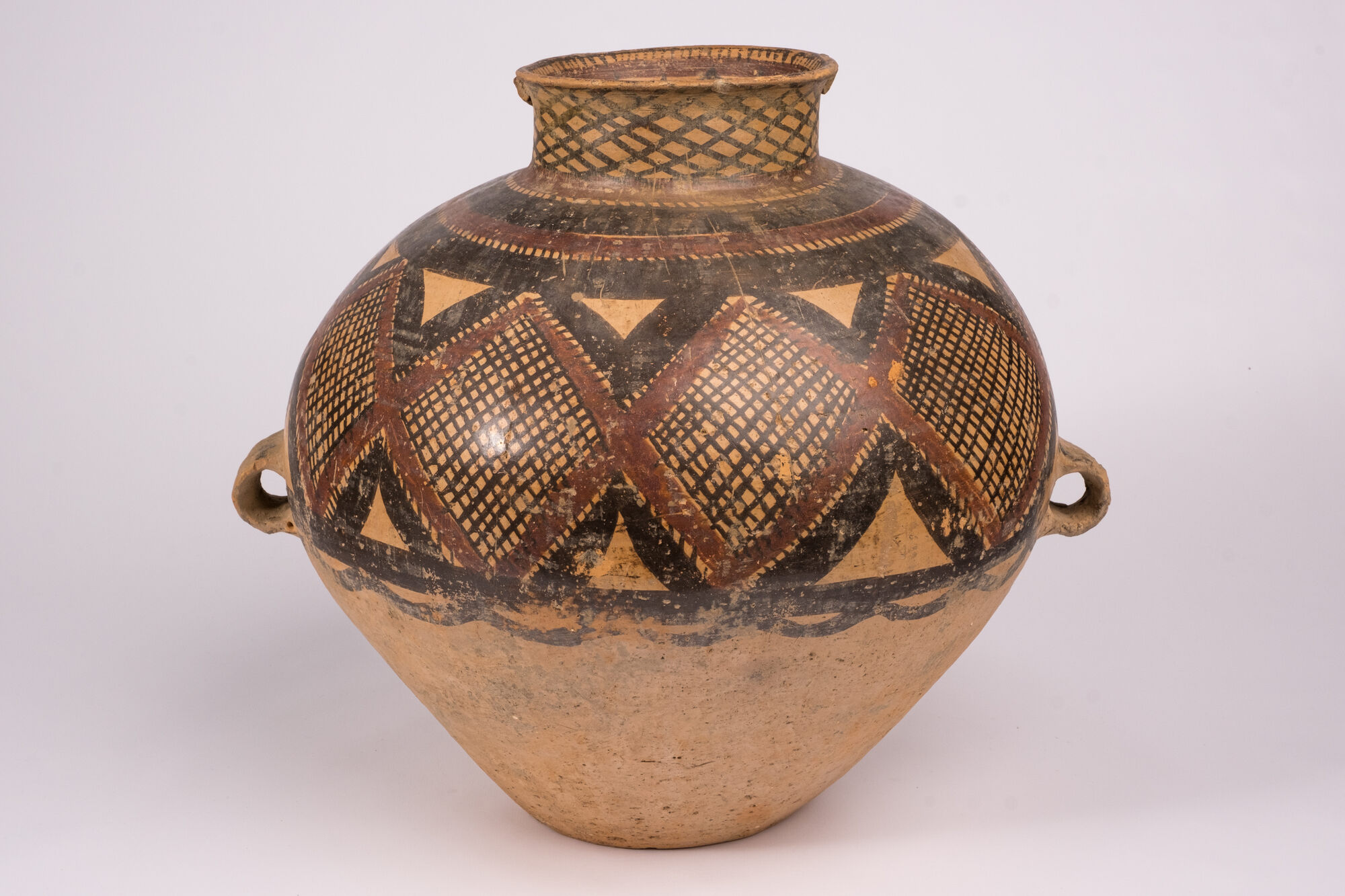Chinese neolithische grafurne, aardewerk, Gansu, -2000 tot - 3000