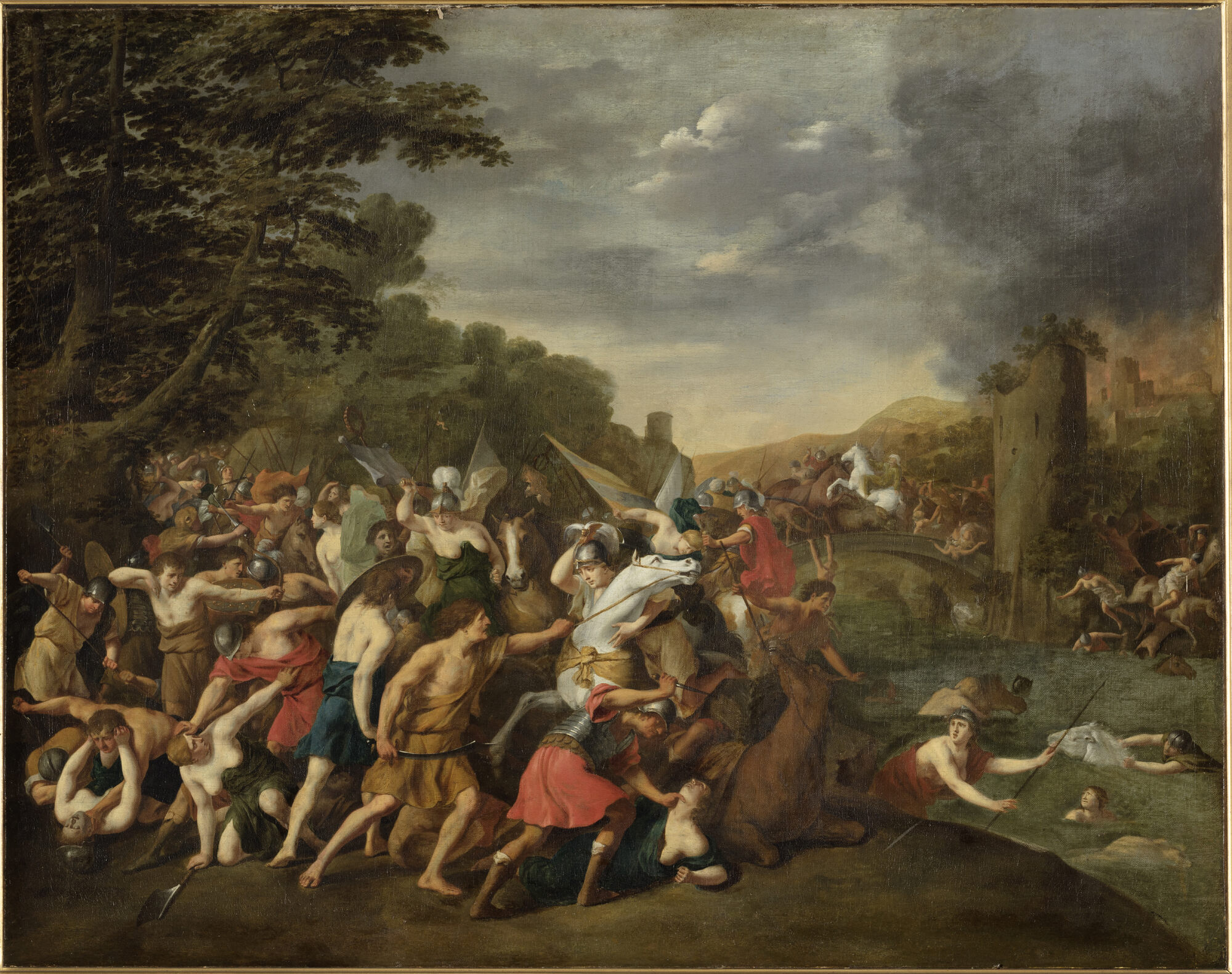 De slag van de Amazonen, 17de eeuw