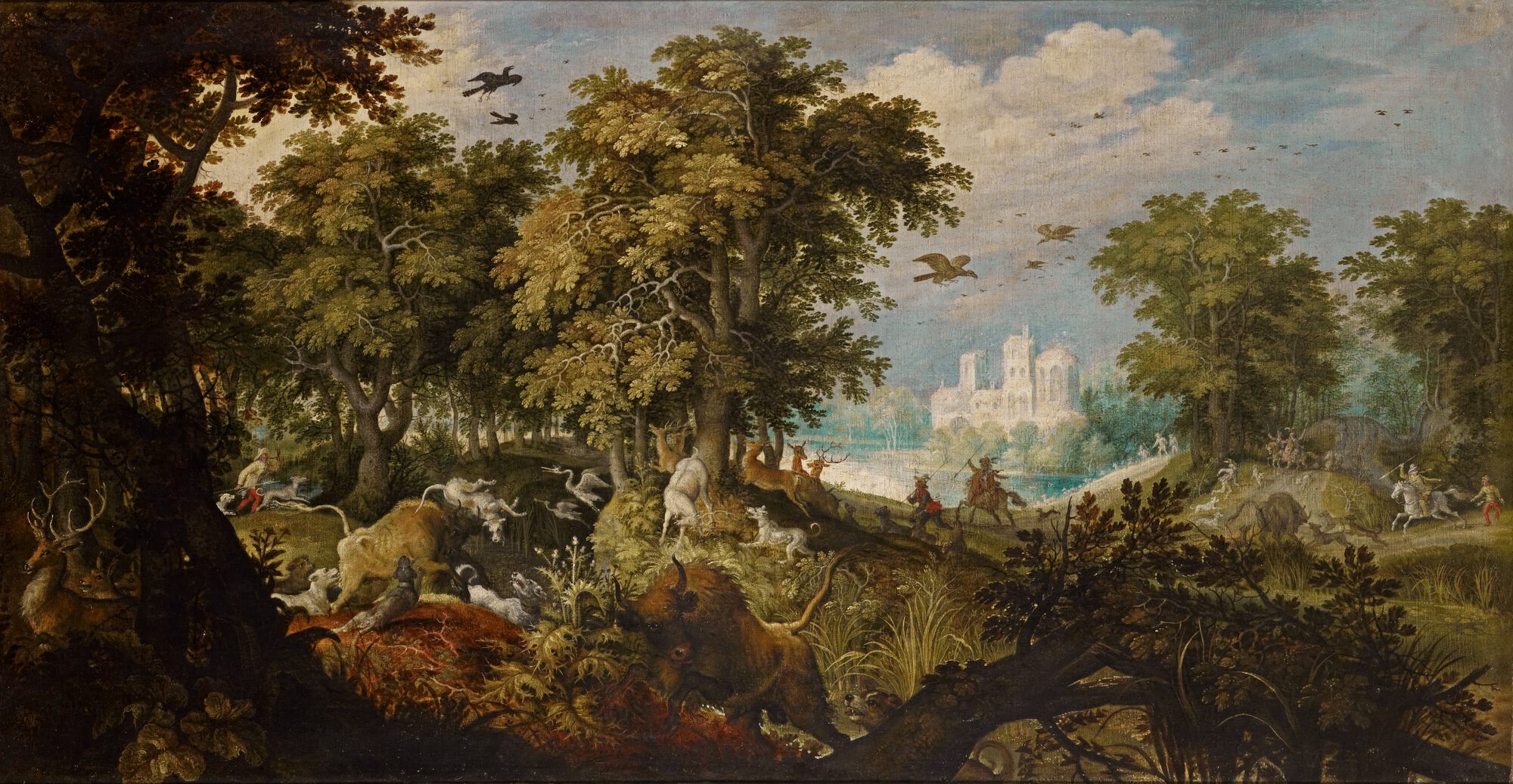 Grote jacht op herten en runderen, 1622