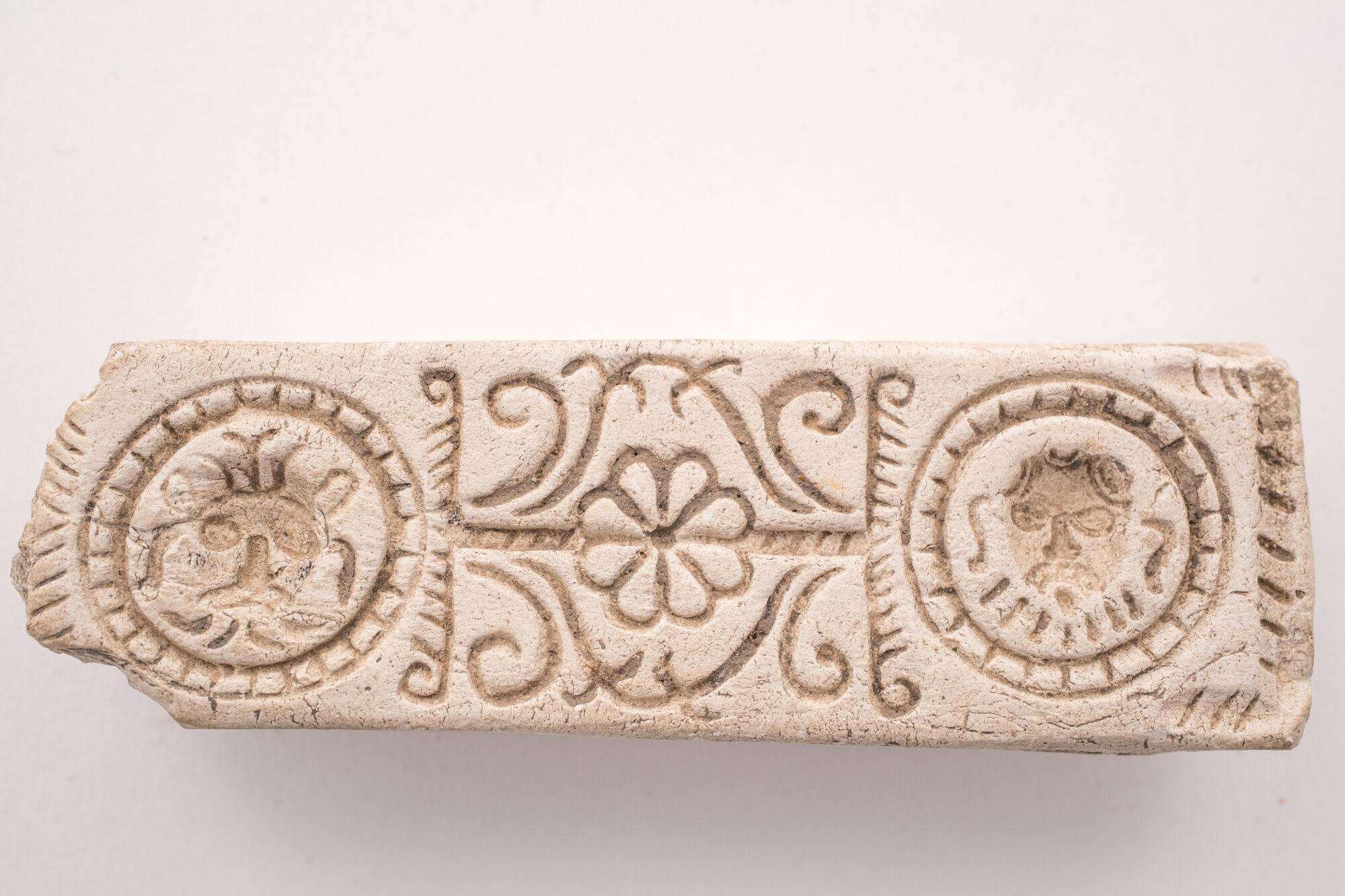 Matrijzen, ongeglazuurd aardewerk, Siegburg (D.), 16de eeuw