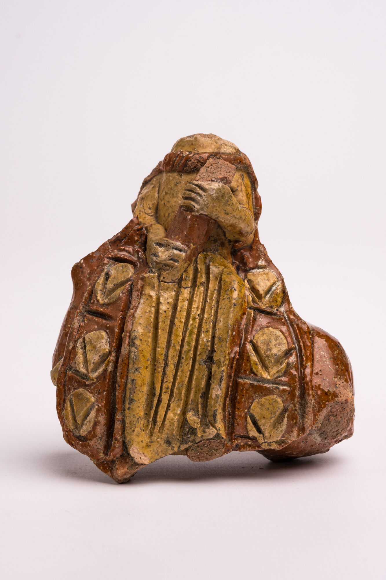 Misbaksel, geglazuurd aardewerk, Kortrijk, 1250-1325