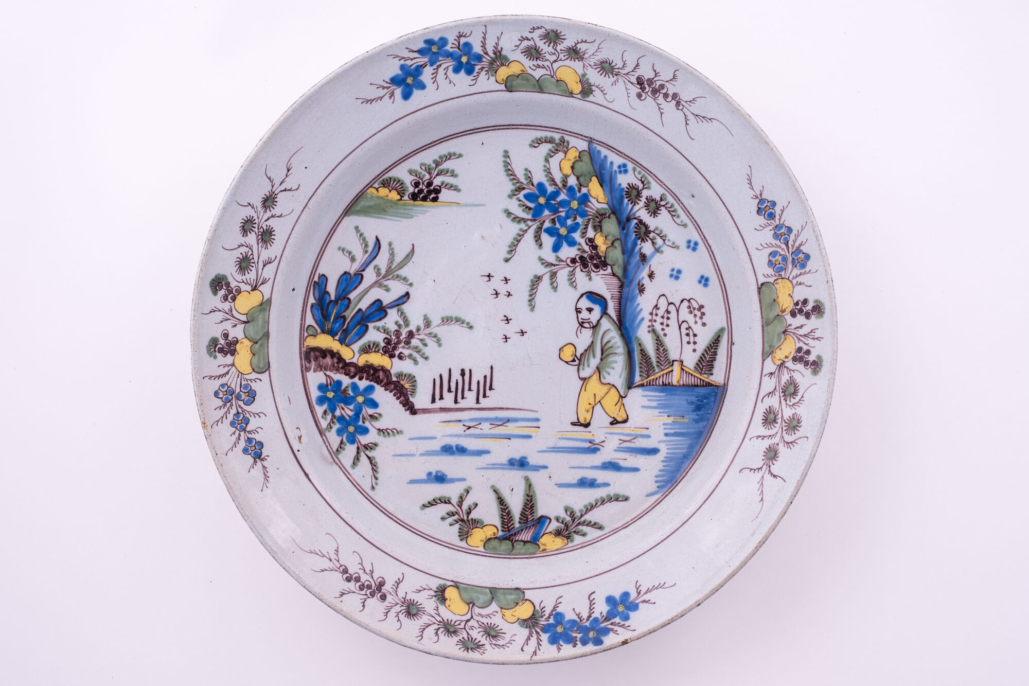 Schotel, faience, Doornik, ca. 1800