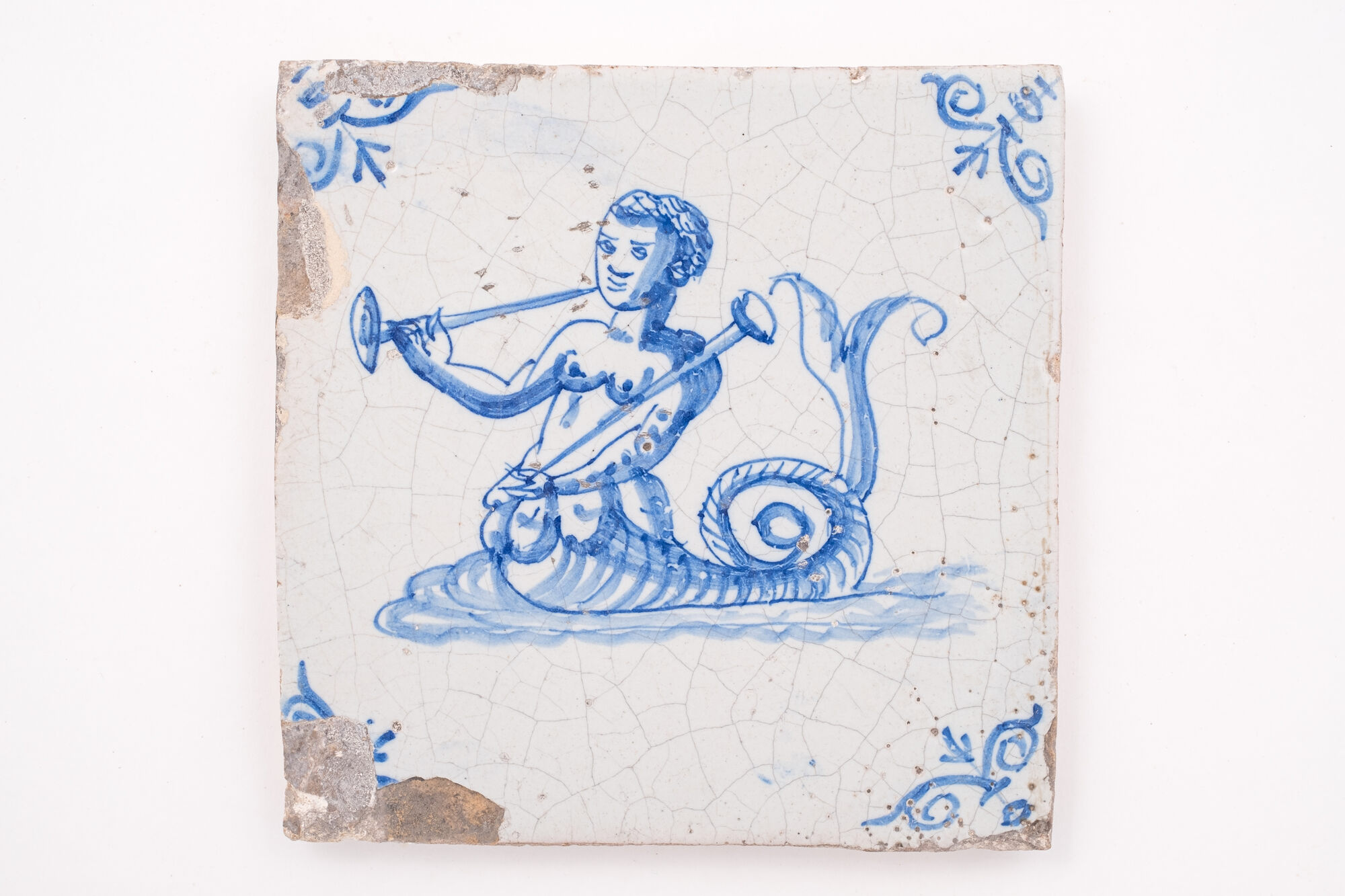 Tegel, faience, Nederland, 17de eeuw