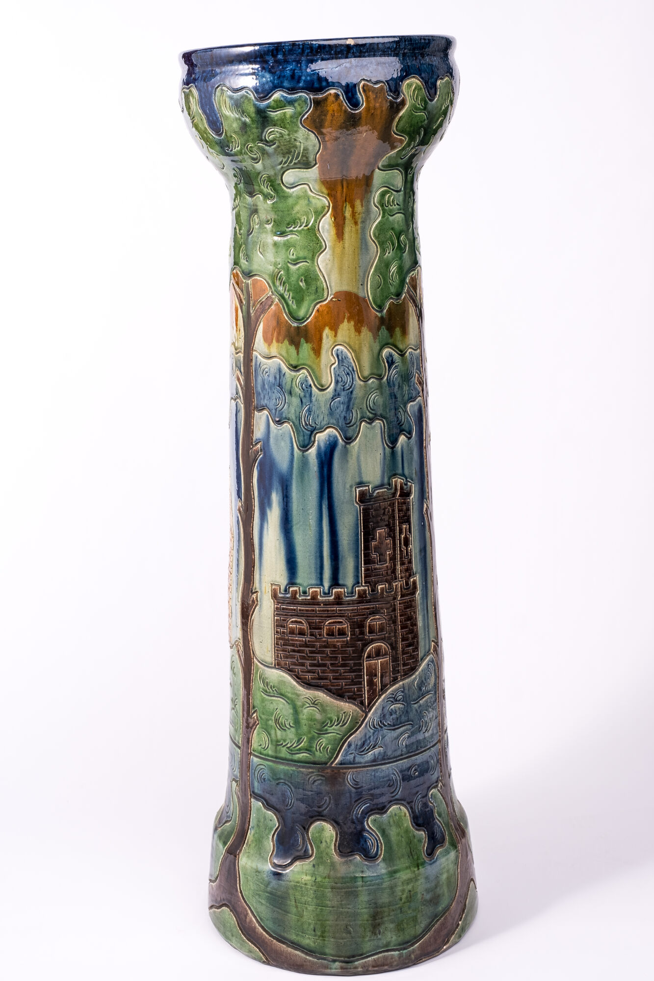 Torhouts aardewerk, naar ontwerp E. Viérin, Art Nouveau, 1891-1909