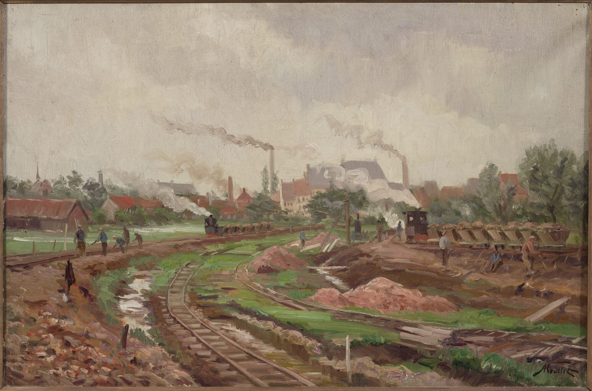 Verbredingswerken aan de kleine Leie in Kortrijk