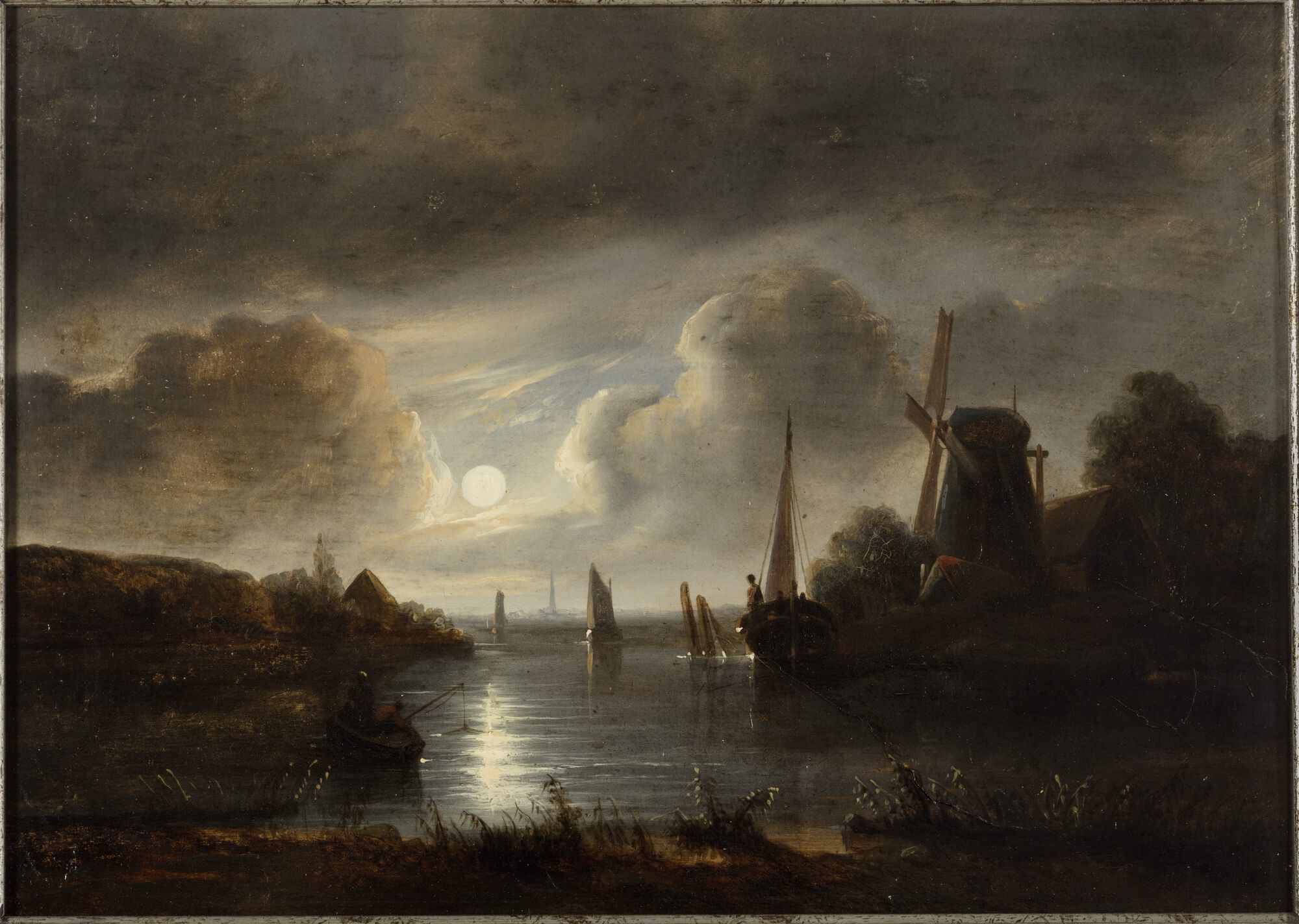 Landschap bij maanlicht, 19de eeuw