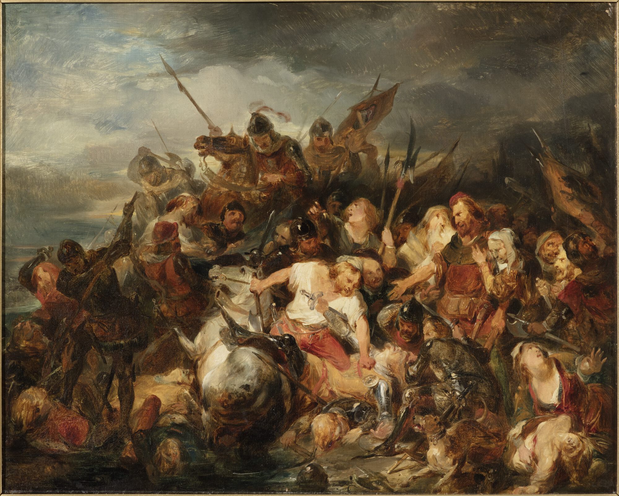 De Guldensporenslag, voorstudie