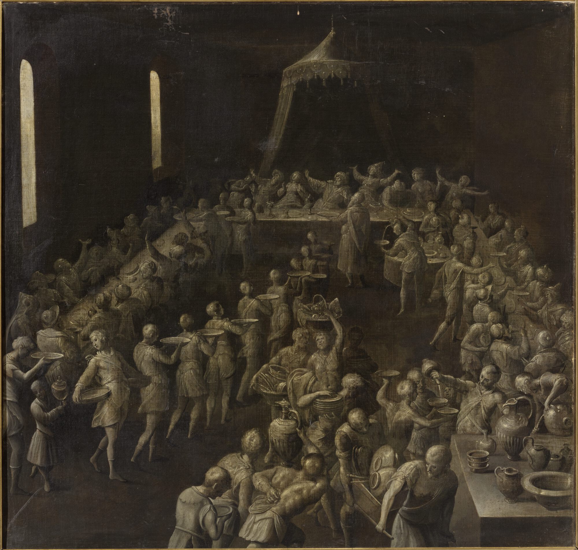 Het festijn van koning Belsazar, 16de eeuw