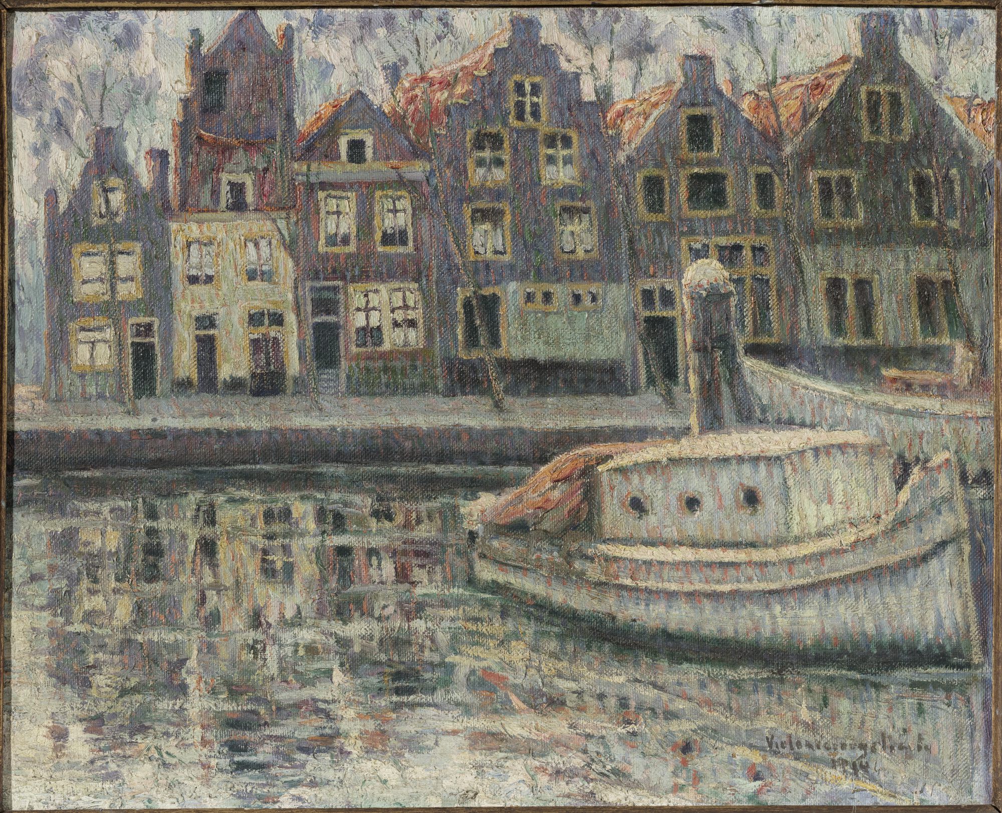 Huizen aan Dordrechtse gracht