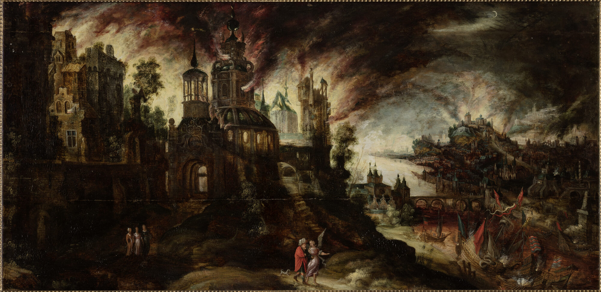 Lot en de val van Sodom en Gomerra, 16de/17de eeuw