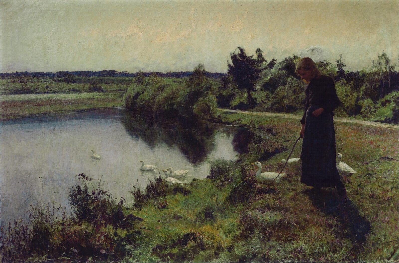 Modderpoel in de Kempen, 19de eeuw