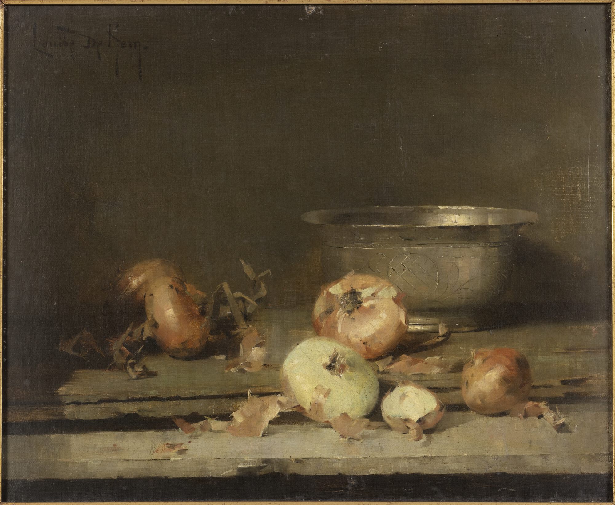 Stilleven met uien