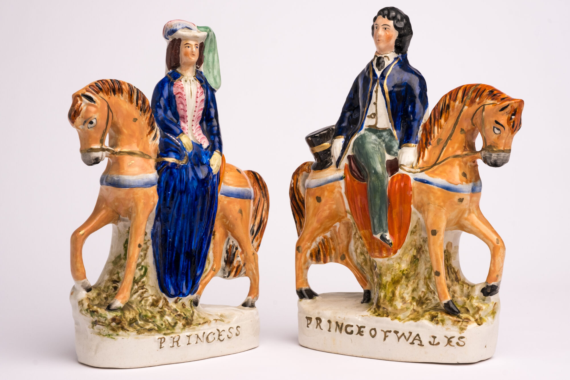 Beeldje, Prinses van Wales, steengoed, Staffordshire (GB), 1862