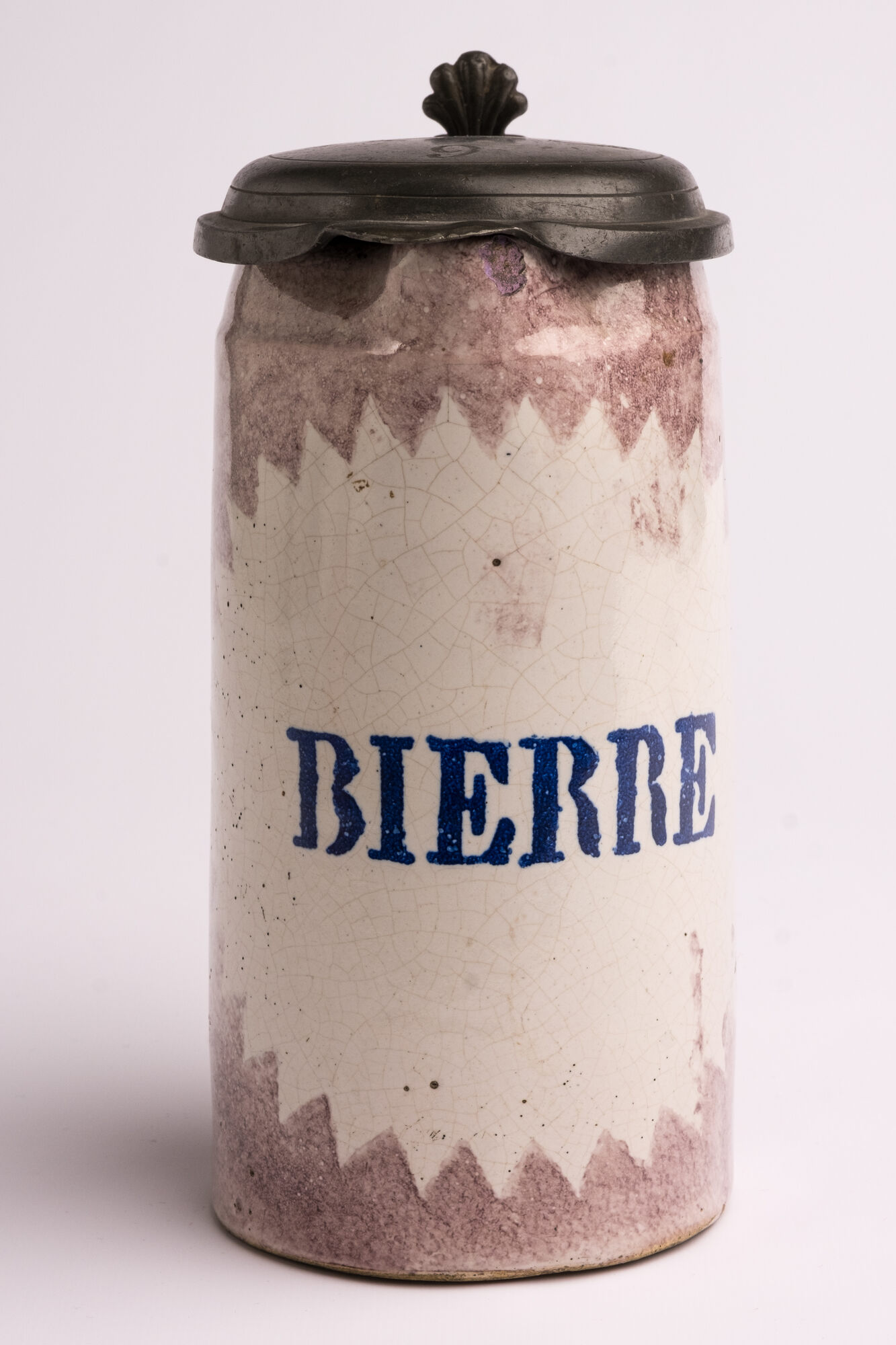 Bierkan, faience, Brussel, 1ste helft 19de eeuw