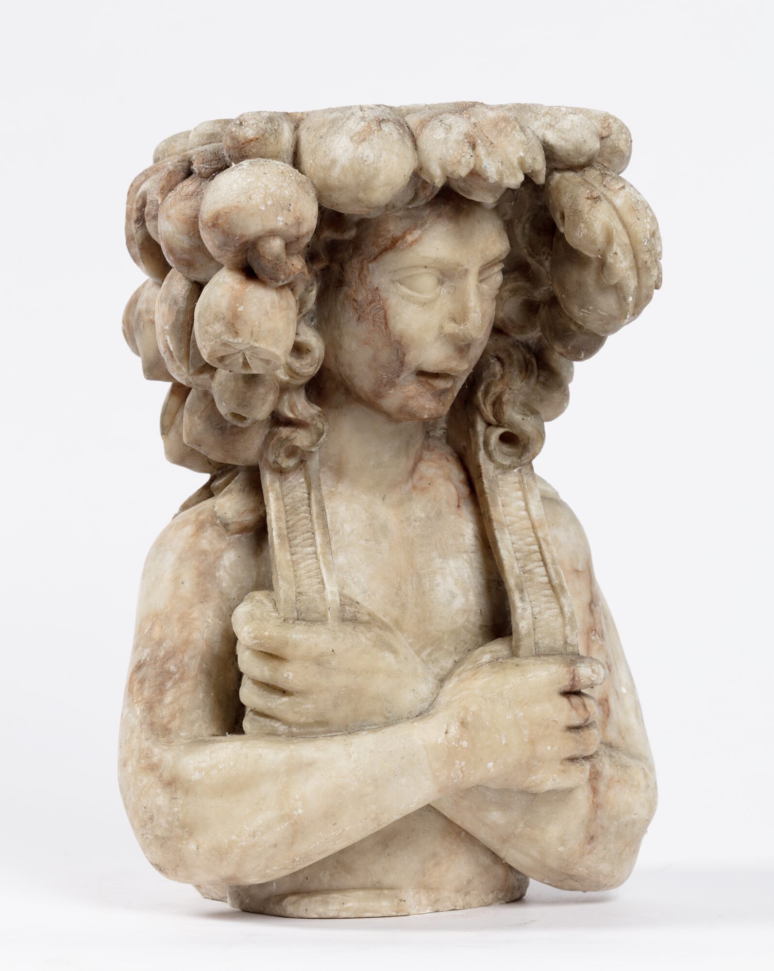 Buste van Ceres, godin van de vruchtbaarheid, albast, 17de eeuw