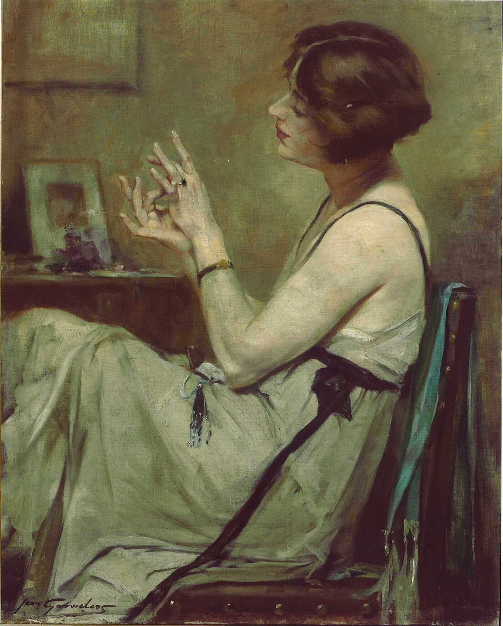 De vrouw met ring