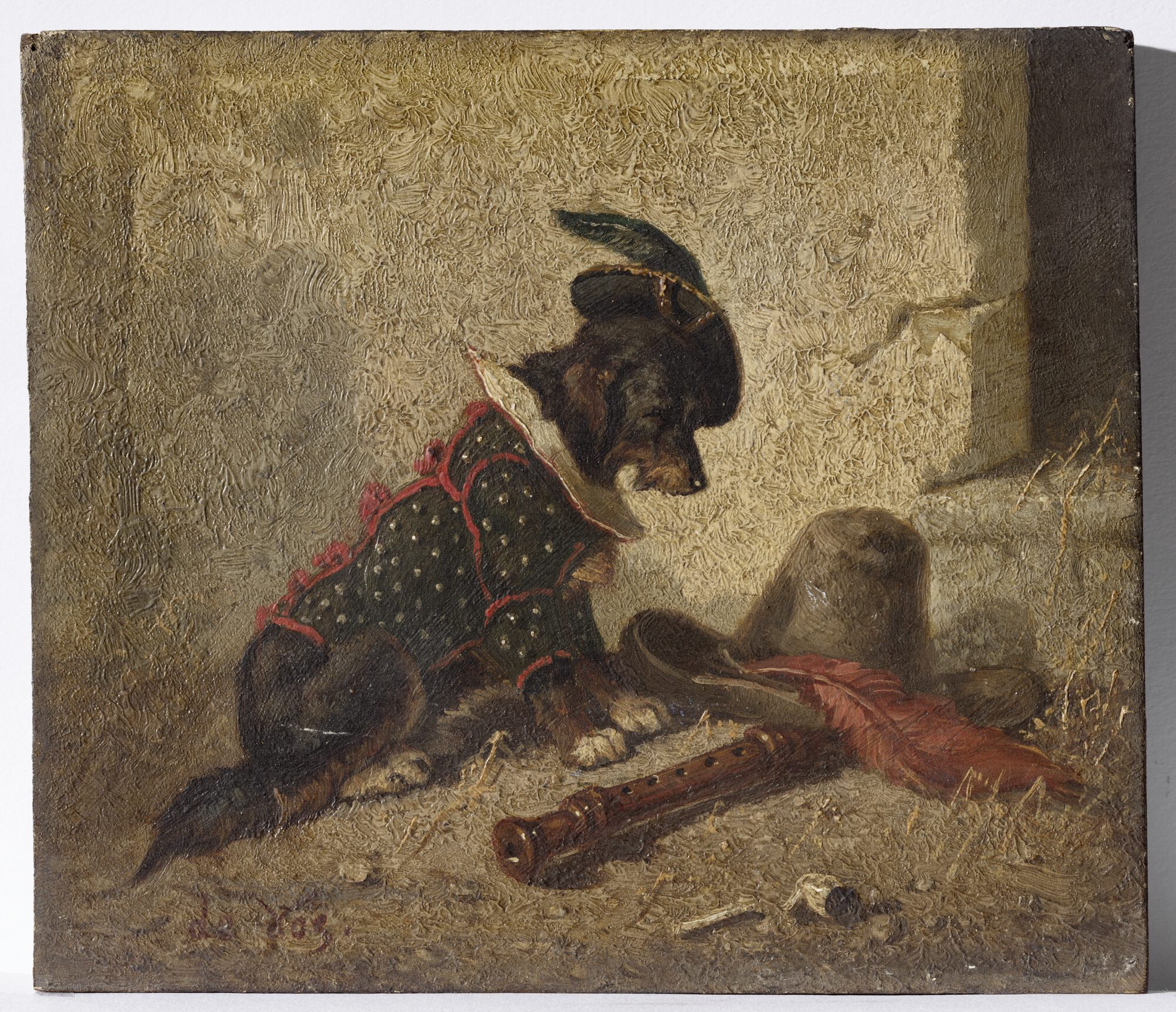 Het hondje van de fluitspeler