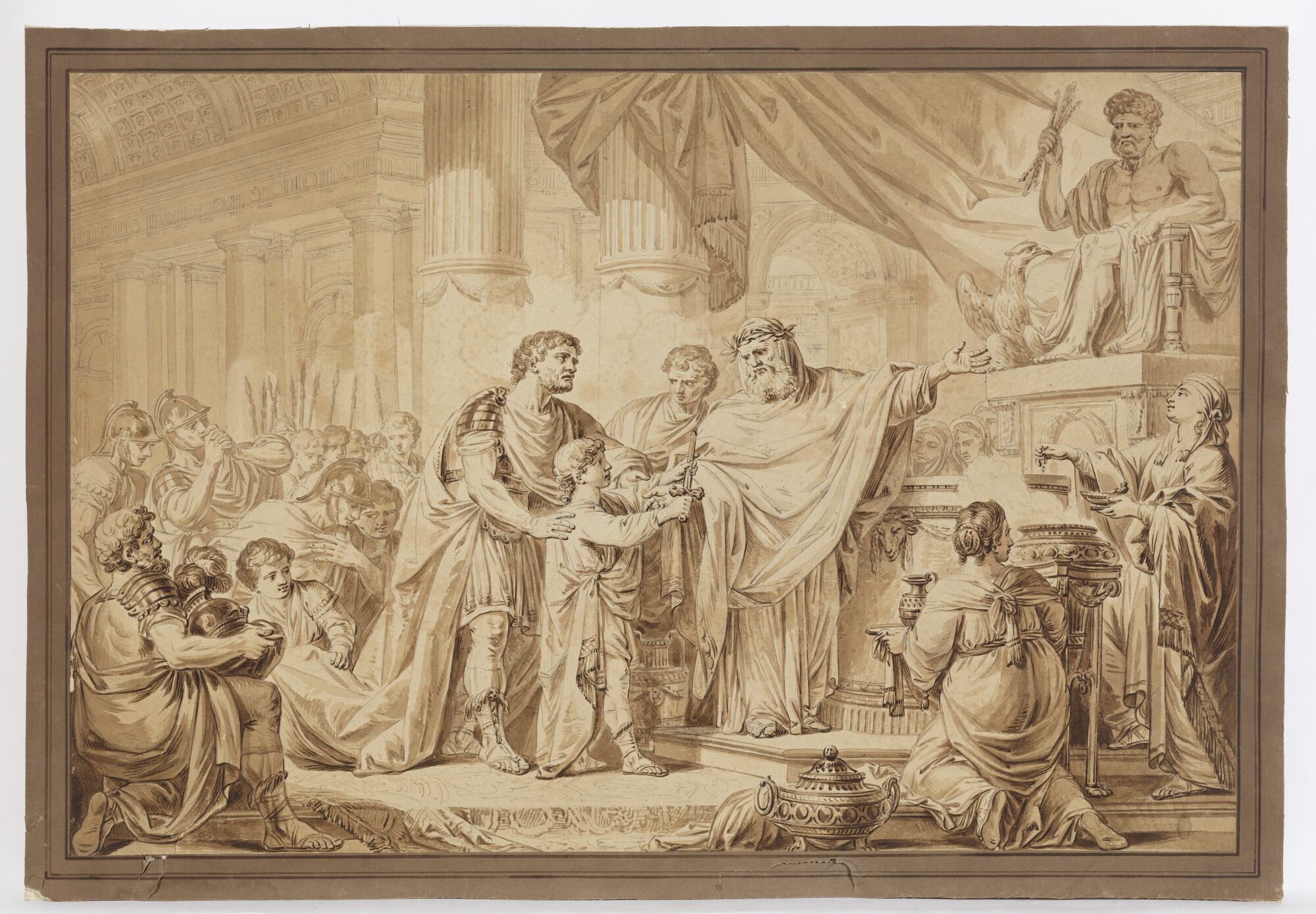 Het offer van Jupiter, 17de eeuw