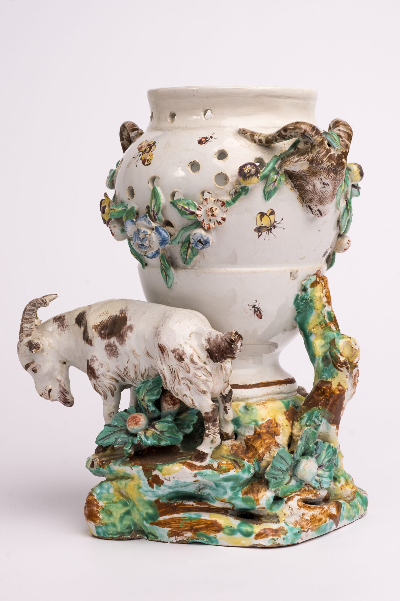 Pot Pourri, faience, Doornik,  ca. 1760