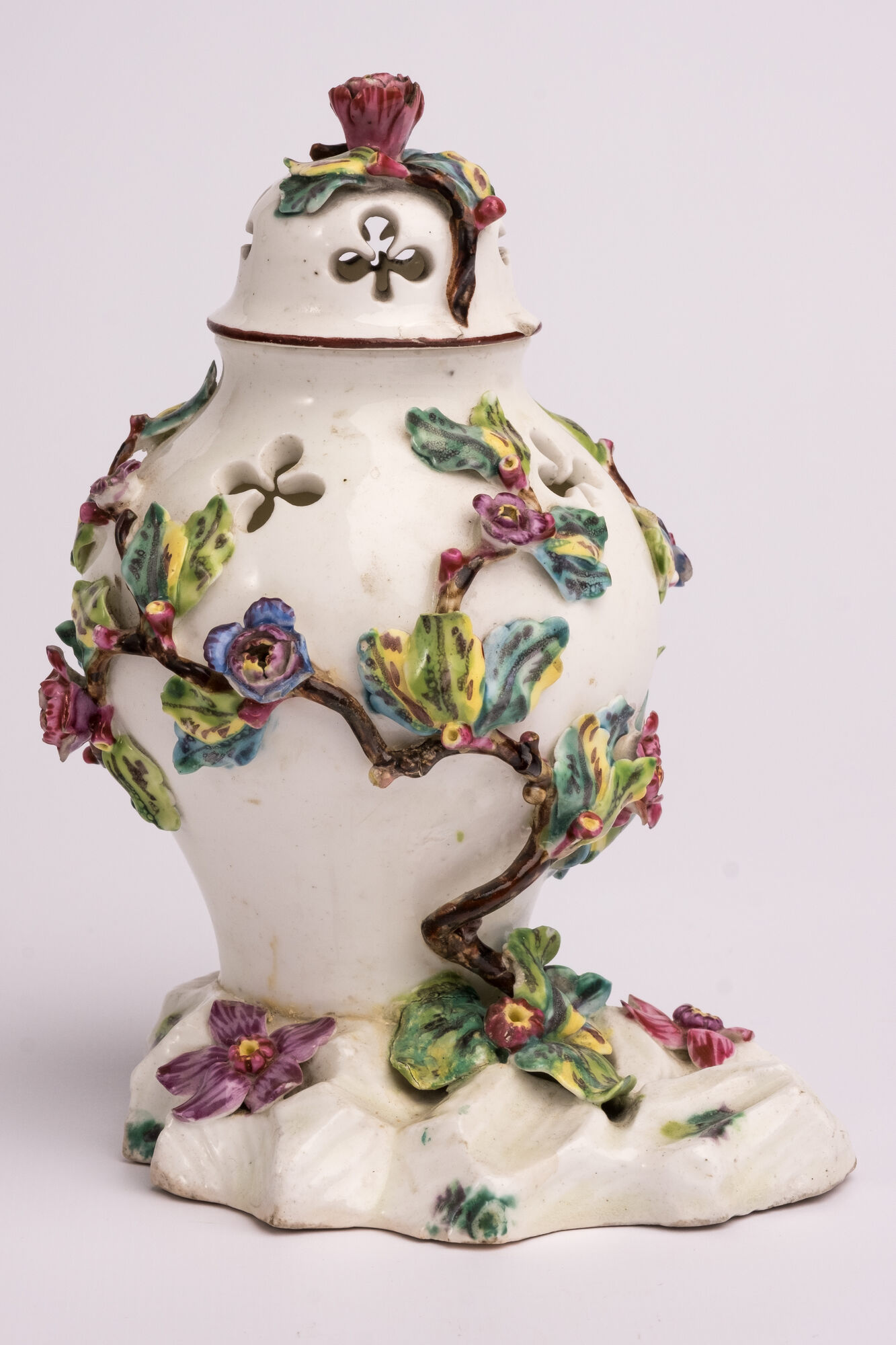 Reukvaasje, zacht porselein, Vincennes (FR), 1745-1750