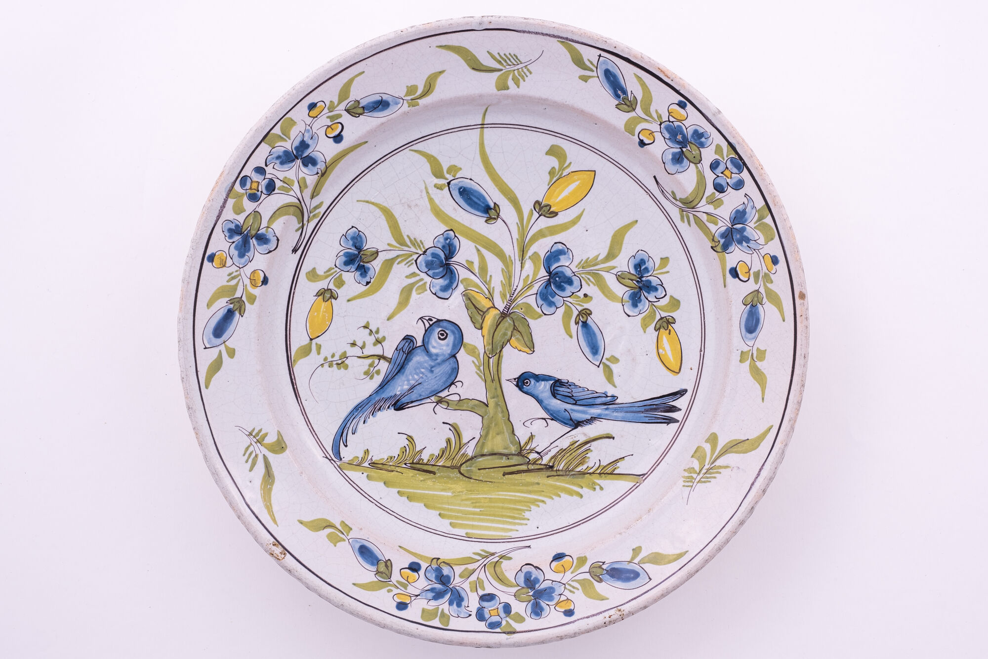 Schotel, faience, Noord-Frankrijk, begin 19de eeuw