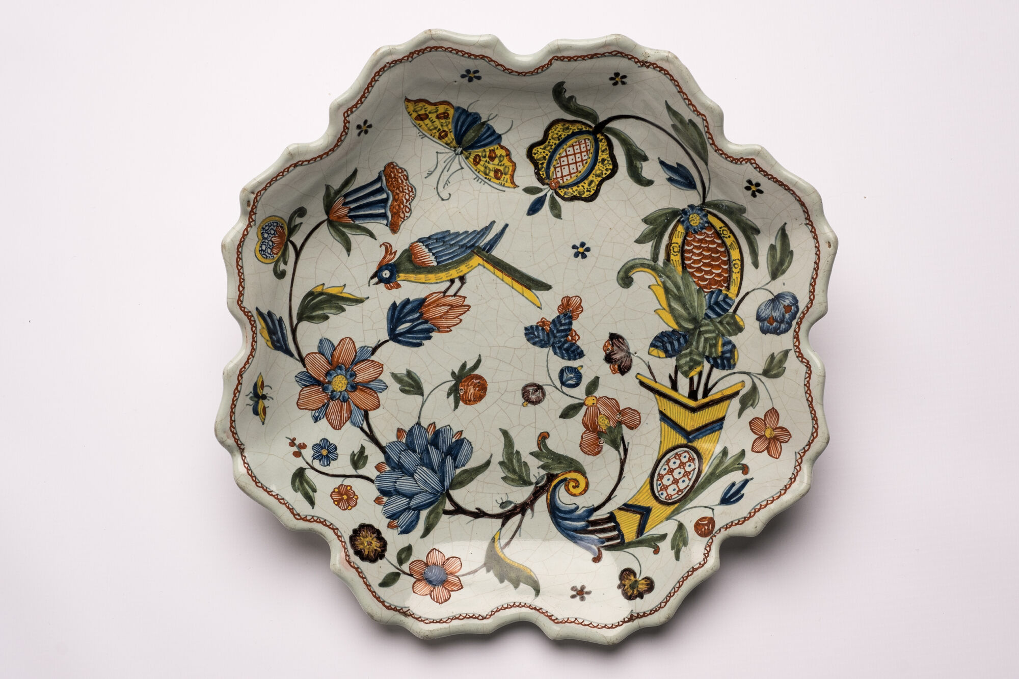 Schotel, faience, Rouen (FR), 18de eeuw
