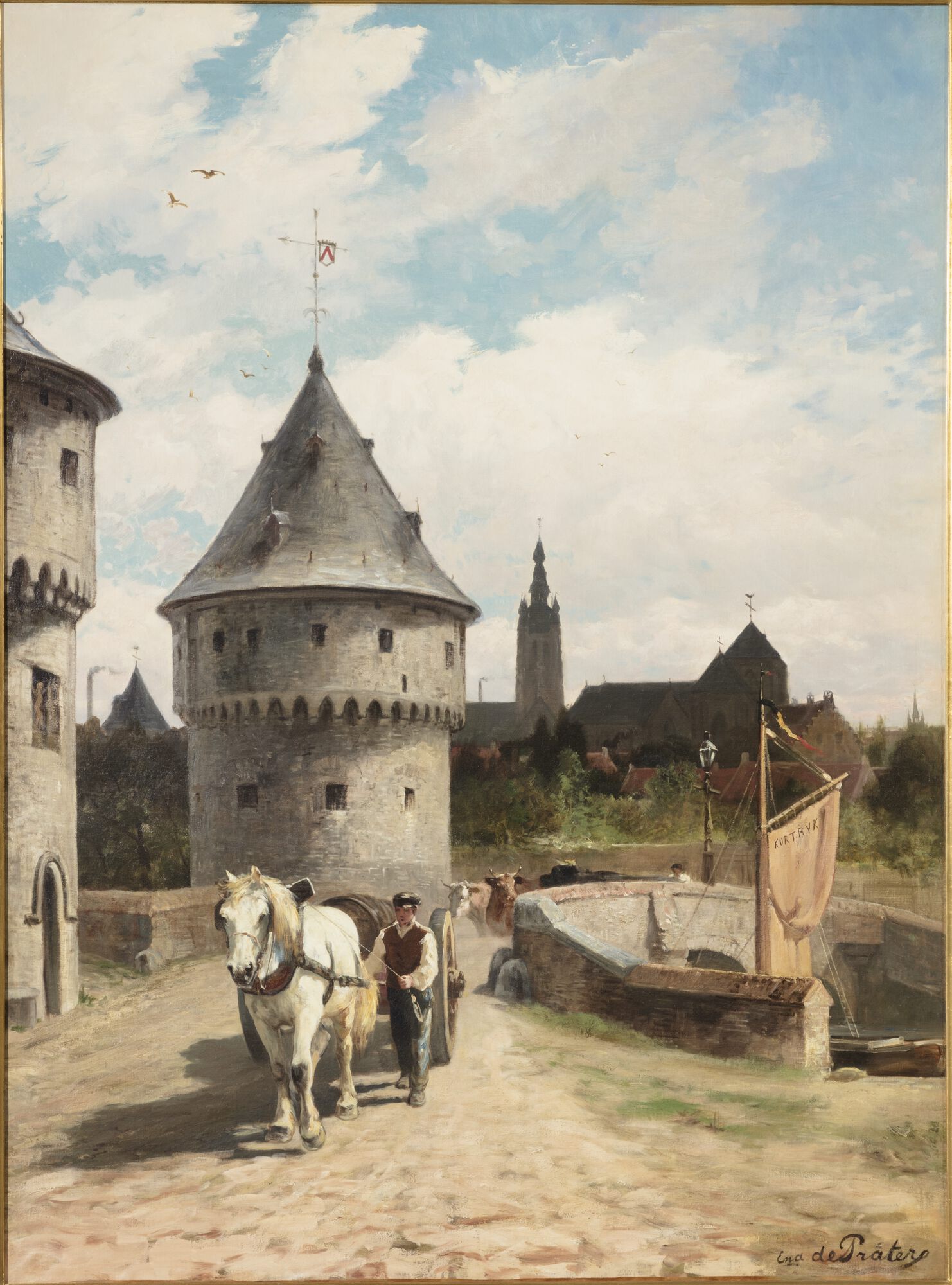Zicht op Kortrijk