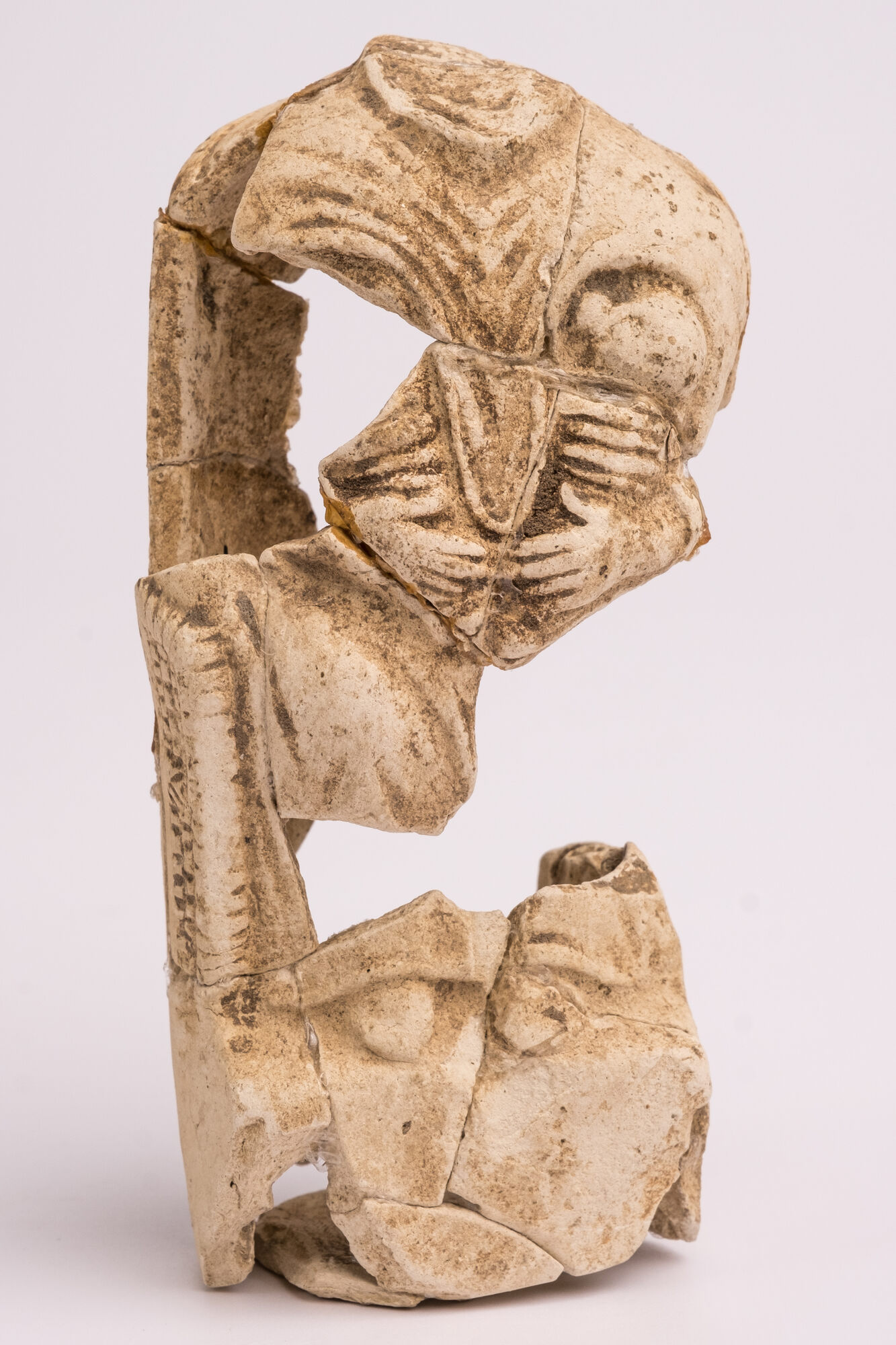 Zittende moeder in pijpaarde, 70-150