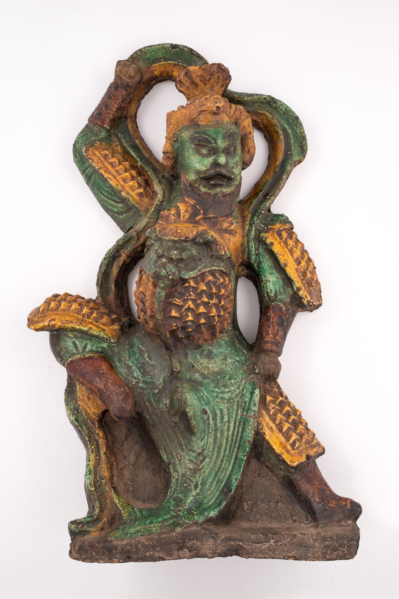 Beeld, geglazuurd aardewerk, Ming dynastie, China, ca. 1600