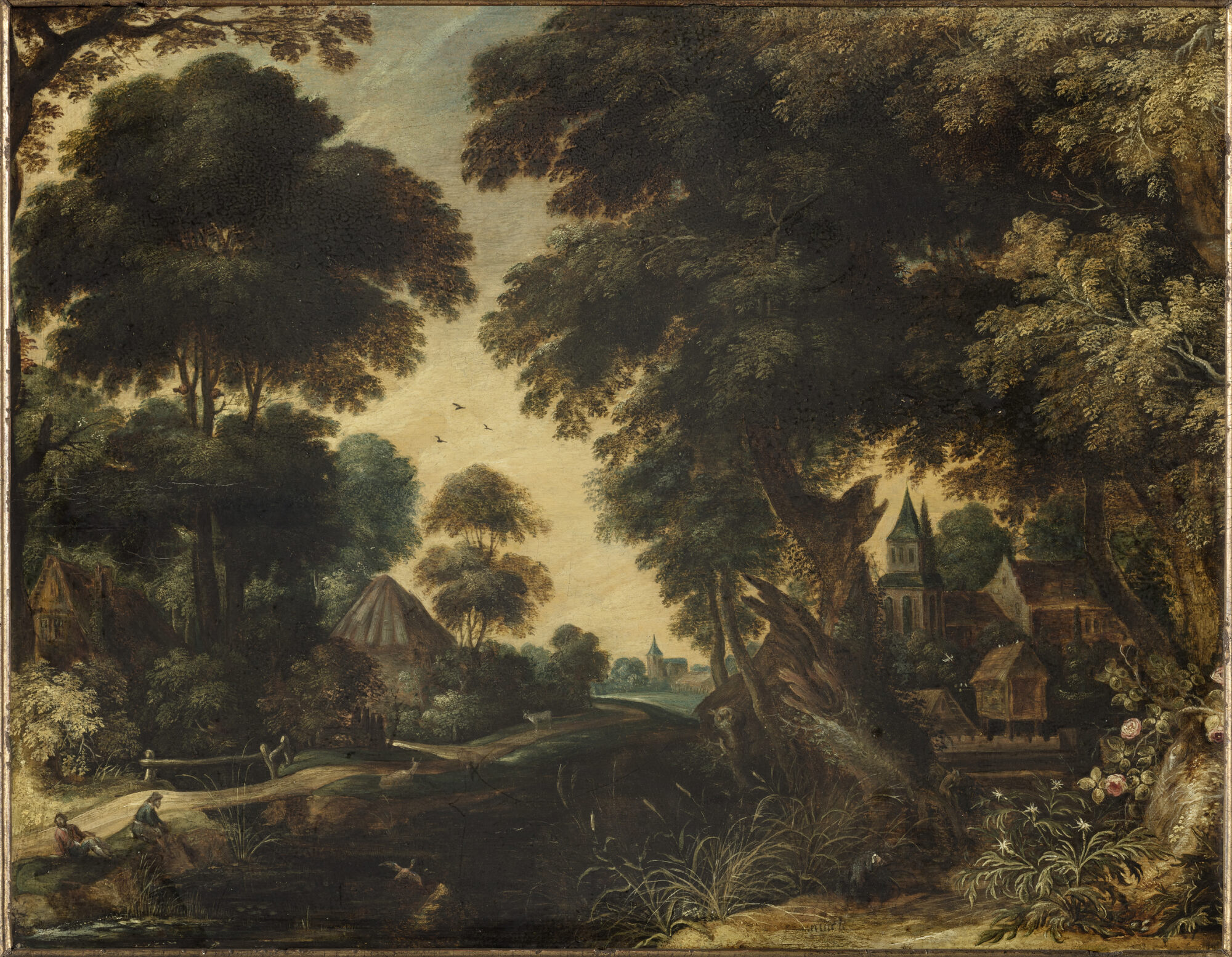Boslandschap, 1610