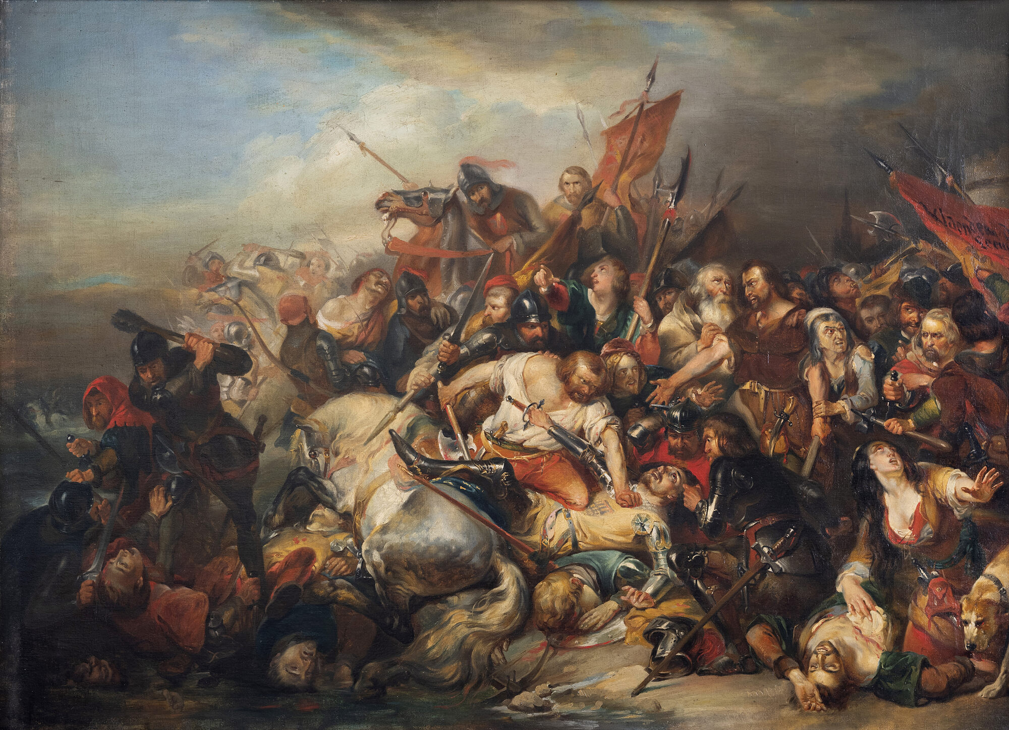 De Guldensporenslag, verkleinde kopie