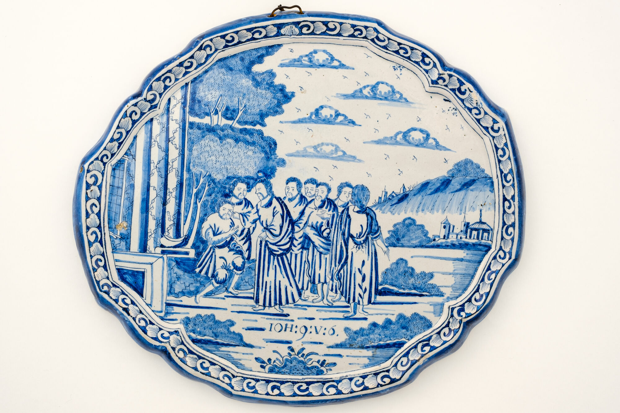 Plaquette, faience, Delft (NL), 18de eeuw