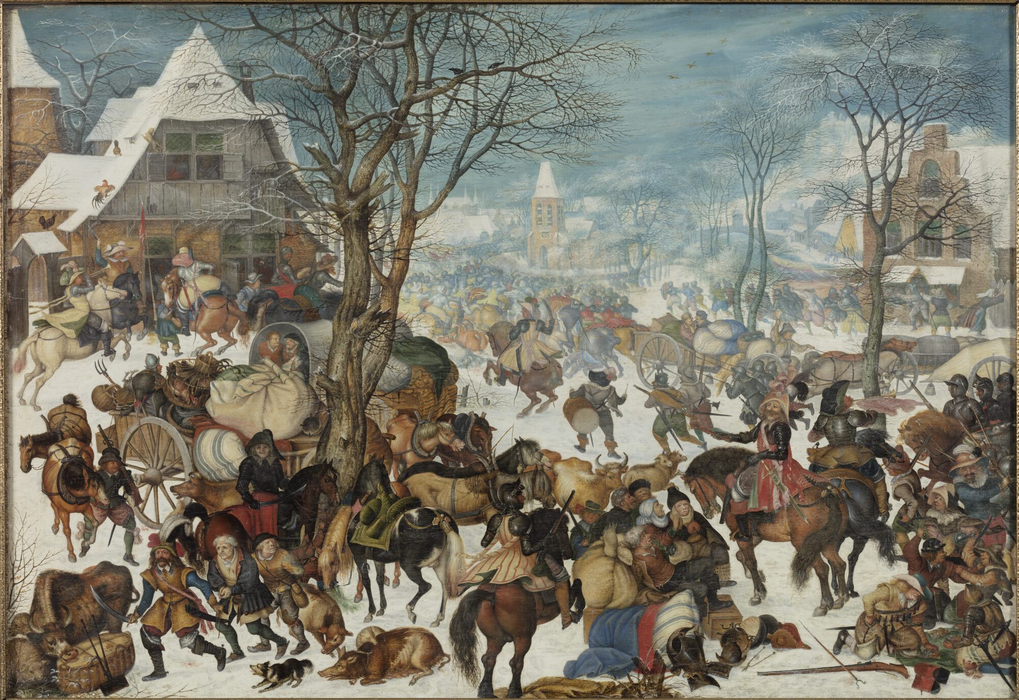 Plundering van een dorp, 1604