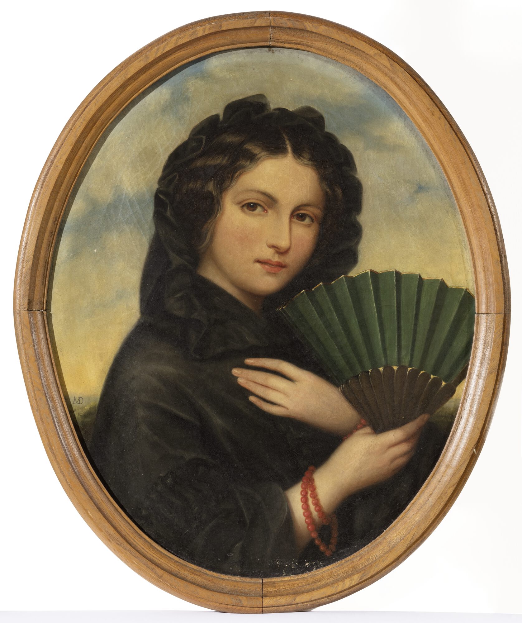 Portret van jong meisje, 1860
