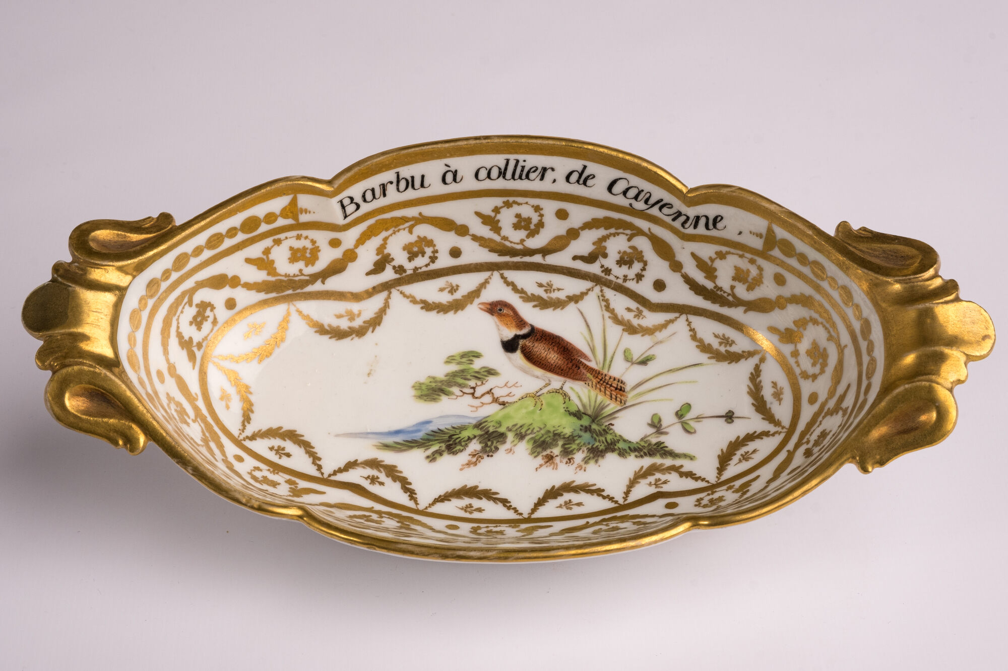 Schaaltje, hard porselein, Louis Cretté, Brussel, ca. 1804