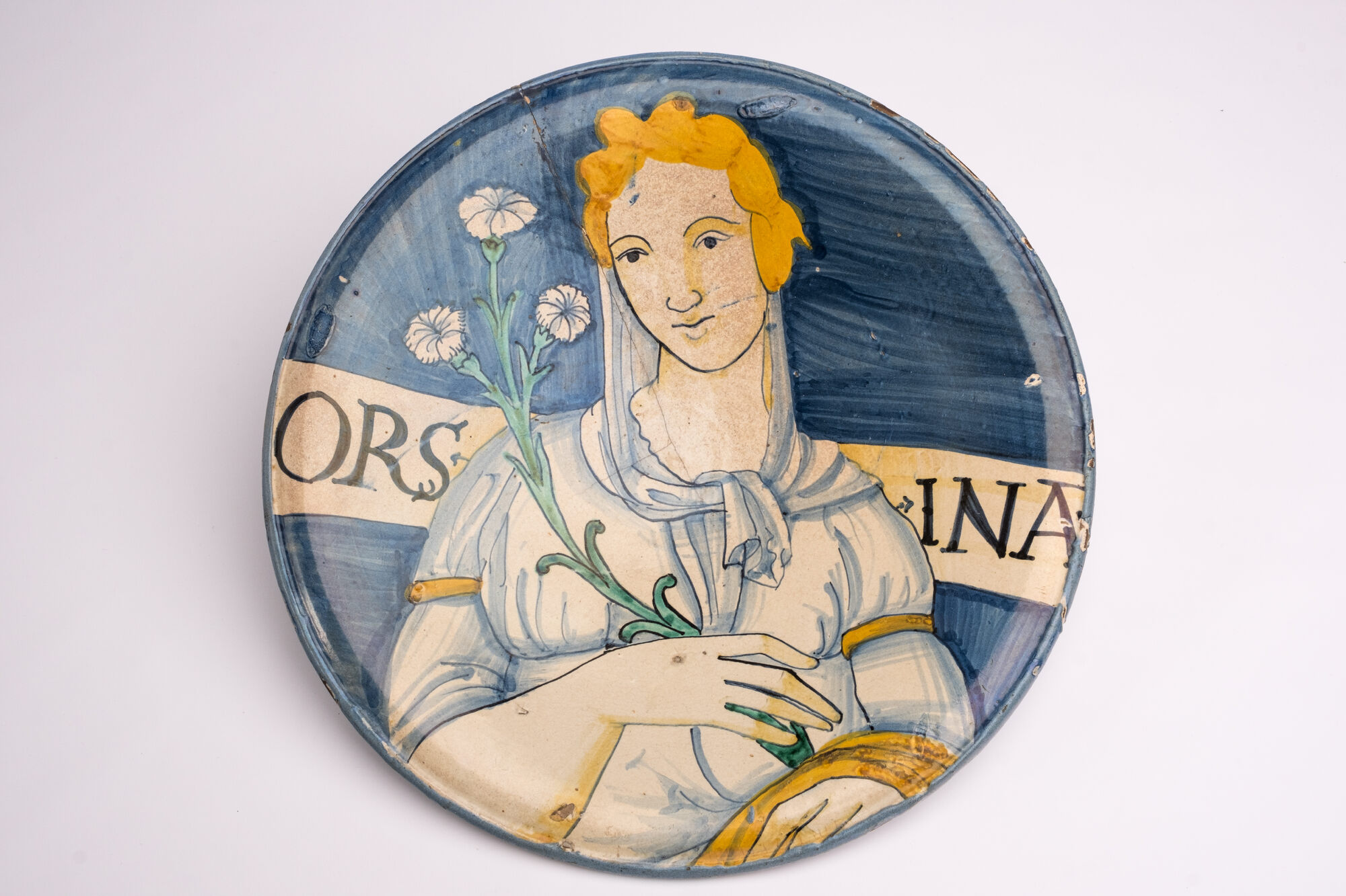 Schotel, faience, Castel Durante (It.), ca. 1525