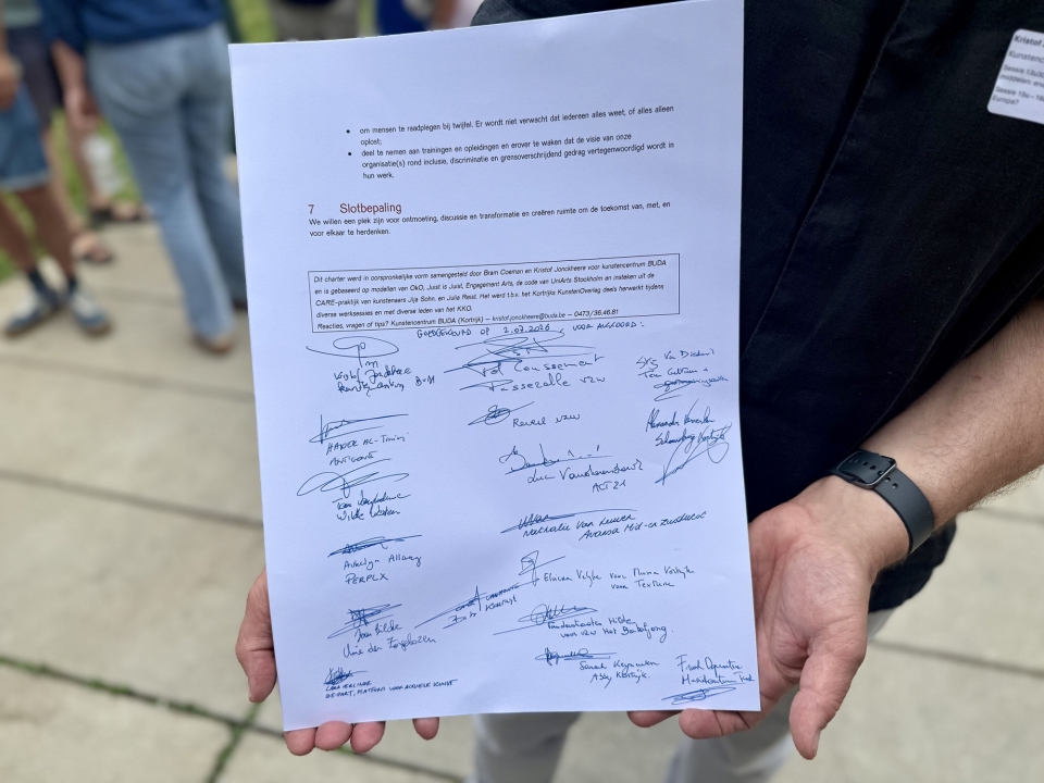 ondertekend charter