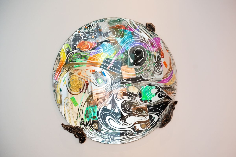 detail van het oefenraam door navid nuur